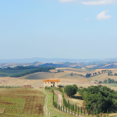 Tuscany, a hiking tour in the Crete Senesi, Siena, Italy